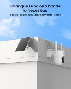 Alternative view of Caméra Surveillance Solaire 2K 360° PTZ ieGeek | Sans Fil