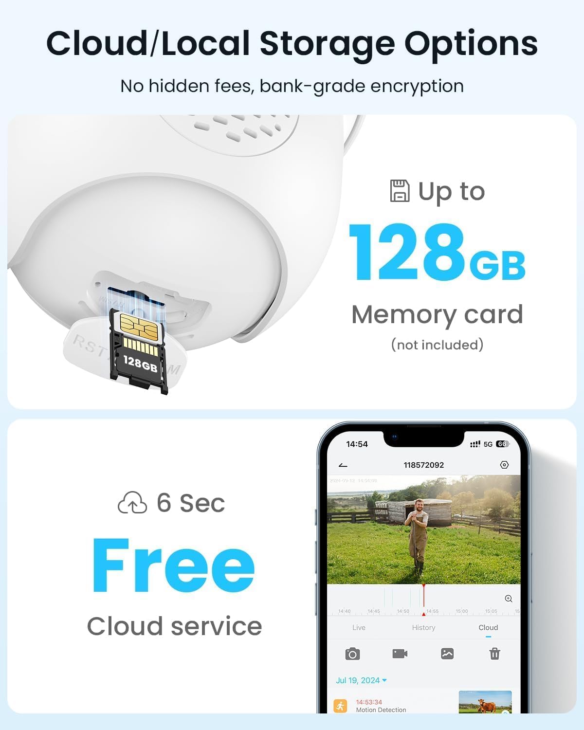 Caméra 4G Solaire ieGeek S11 | Sans WiFi, Carte SIM Incluse – Image 4