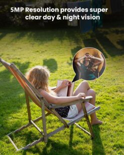 Alternative view of ieGeek ZS-GQ4 Caméra PTZ 360° WiFi 5MP Double Bande Extérieure