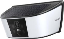 ieGeek S4 Caméra Solaire Murale 2K avec Projecteur 160 Lumens